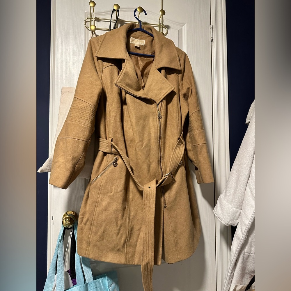 Michael Kors Camel Trench Coat